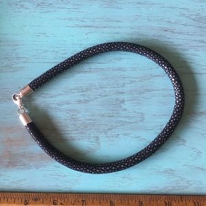 Oxidized Sterling Silver Necklace